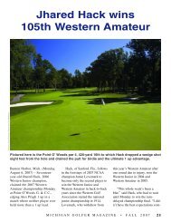 21 Jhared Hack Wins 105th Western Amateur