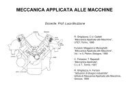 MECCANICA APPLICATA ALLE MACCHINE DU ingegneria ...
