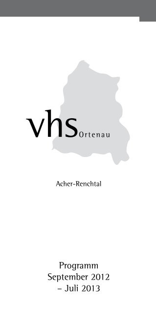 Acher - Volkshochschule Ortenau