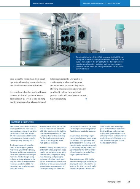 Corporate Magazine 2012 - Boehringer Ingelheim