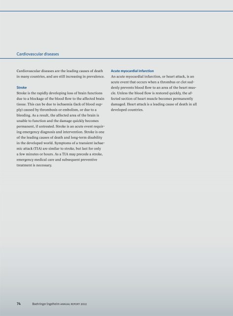 Corporate Magazine 2012 - Boehringer Ingelheim