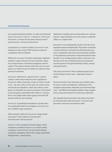 Corporate Magazine 2012 - Boehringer Ingelheim