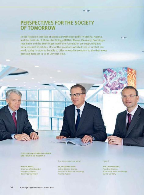 Corporate Magazine 2012 - Boehringer Ingelheim