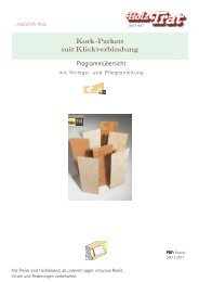 Kork-Parkett - Holz-TRAT Ideen in Holz