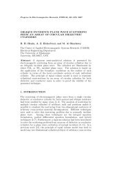 OBLIQUE INCIDENCE PLANE WAVE SCATTERING FROM AN ...