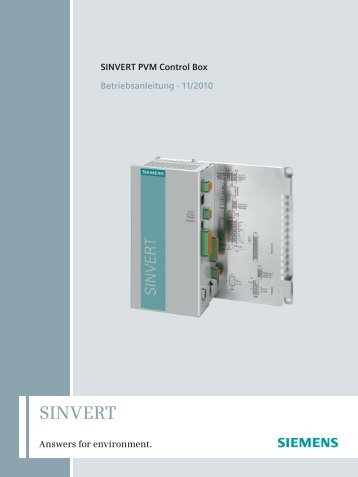 SINVERT PVM Control Box