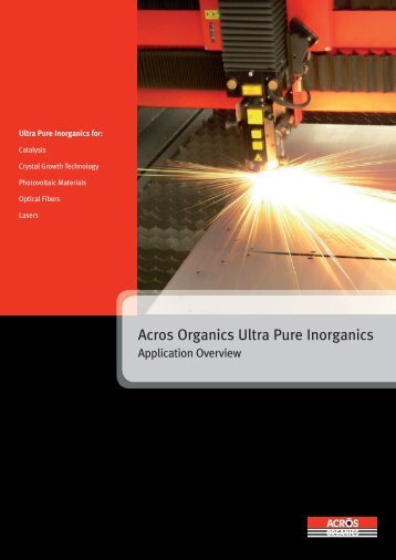 Acros Organics Ultra Pure Inorganics