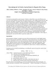 Determining the Net Positive Suction Head of a - American Society ...