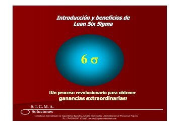 IntroducciÃ³n y beneficios de Lean Six Sigma - Alejandro Gonzalez y ...