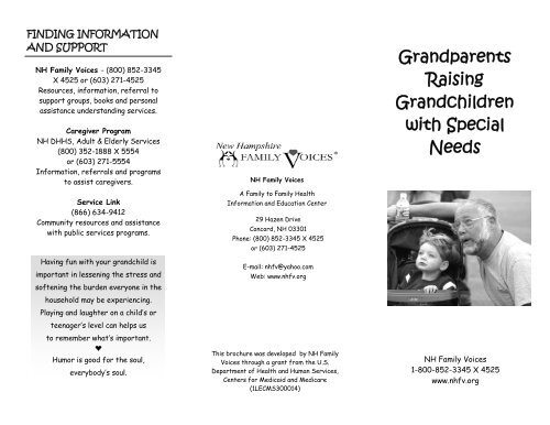 Grandparents brochure - National Center for Family / Professional ...