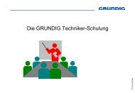 Die GRUNDIG Techniker-Schulung