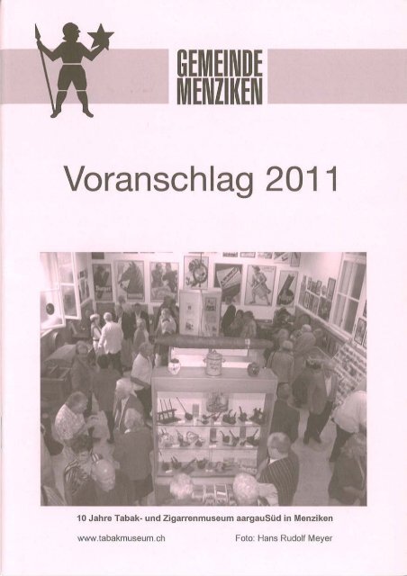 PDF-Dokument 'Voranschlag_2011_Menziken