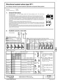 Directional seated valves type VP 1 - PMCCatalogue
