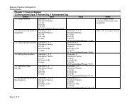 Prentice Hall Pacing Guide