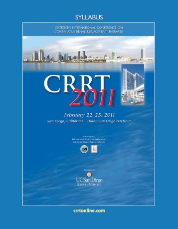 PLENARY SESSIONS - CRRT Online