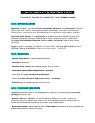 CONVOCATORIA-Coordinacion-Artes Escenicas ... - mARTadero