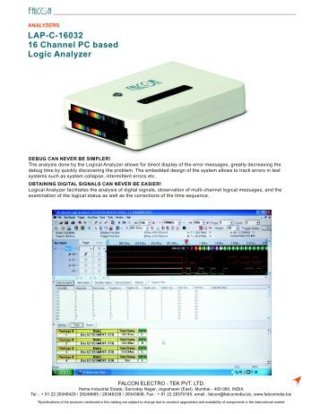 LAP-C-16032 16 Channel PC based Logic Analyzer