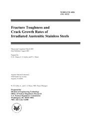 Fracture Toughness and Crack Growth Rates of Irradiated Austenitic ...