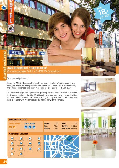 A&O Group Travel Catalogue - A&O Hotels and Hostels