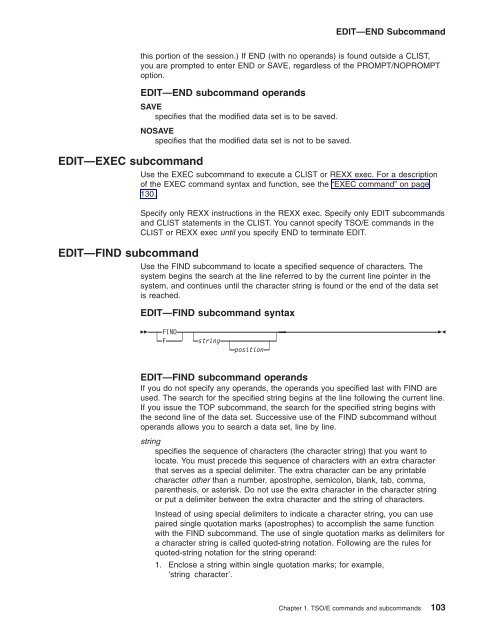 z/OS V1R9.0 TSO/E Command Reference