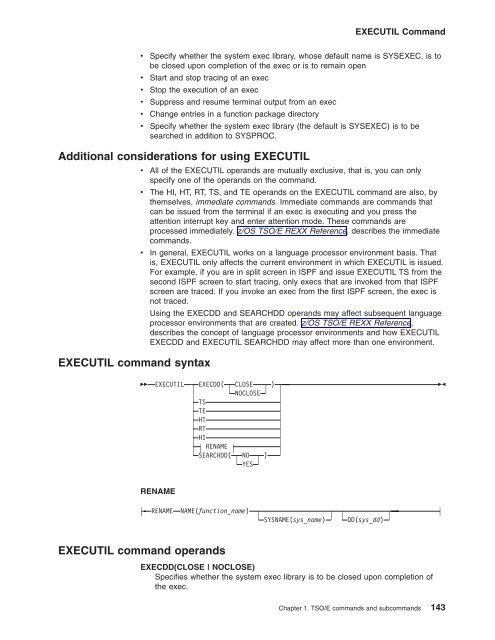 z/OS V1R9.0 TSO/E Command Reference