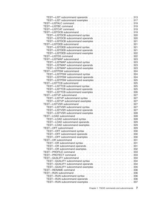 z/OS V1R9.0 TSO/E Command Reference