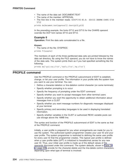 z/OS V1R9.0 TSO/E Command Reference