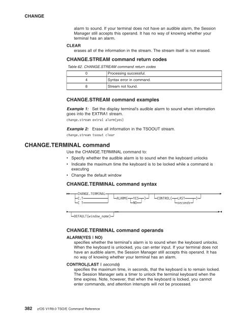 z/OS V1R9.0 TSO/E Command Reference