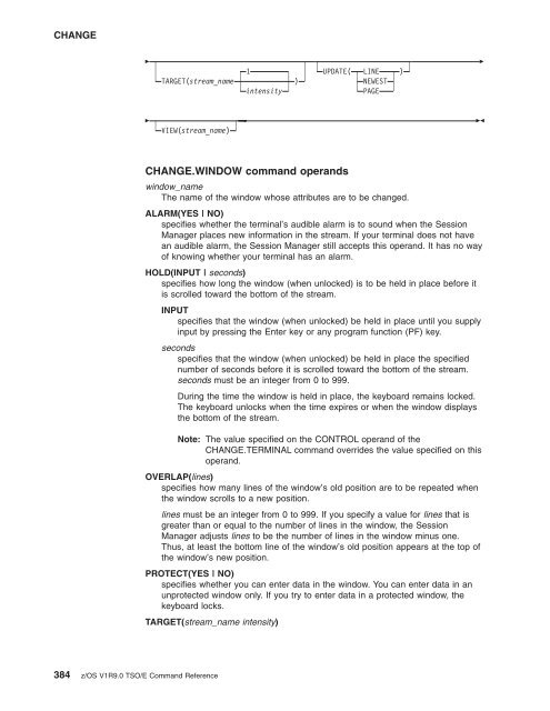 z/OS V1R9.0 TSO/E Command Reference