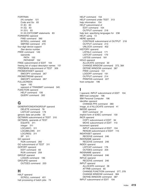 z/OS V1R9.0 TSO/E Command Reference