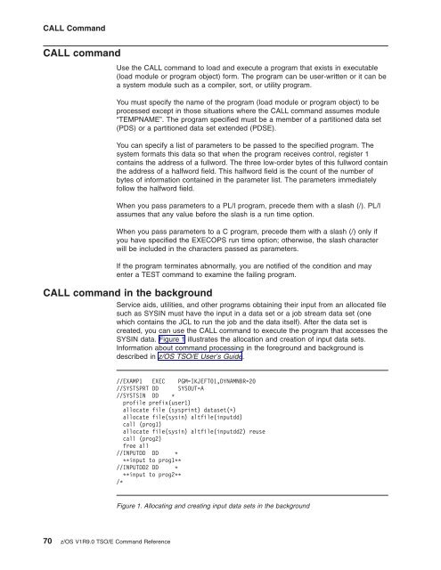 z/OS V1R9.0 TSO/E Command Reference