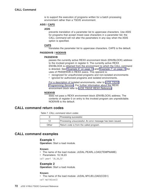 z/OS V1R9.0 TSO/E Command Reference