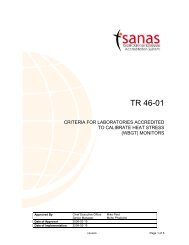 SANAS R48 and R80 PROFICIENCY TESTING REQUIREMENTS ...