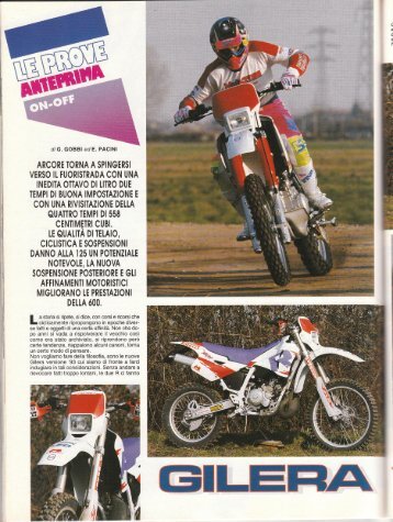 MOTOCROSS4-93 R125 e R600 - Gilera Bi4