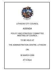 AGENDA - Lithgow City Council