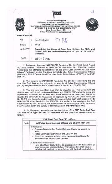 in fl - PNP PRO ARMM Official Website