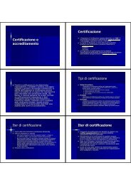 8 certificazione e accreditamento (pdf, it, 242 KB, 6/10/09)