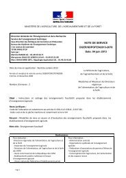 NOTE DE SERVICE DGER/SDPOFE/N2013-2078 Date ... - ChloroFil