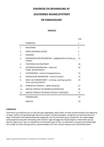 Diagnose og behandling af Duchennes muskeldystrofi ... - Treat-NMD