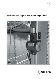 Manual for Types RB & RC Hydraulic - SeldÃƒÂ©n Mast