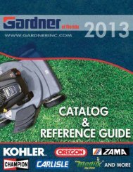2013 Pricing - Gardner, Inc.