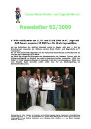 Newsletter 02/2009 - Jochen-Behle-Stiftung