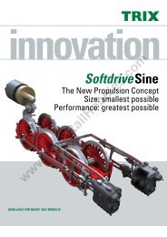 the Trix Softdrive-Sine brochure (PDF) - Euro Rail Hobbies & More