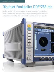 Digitaler Funkpeiler DDFÂ®255 mit Mess- und An - Rohde & Schwarz