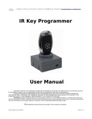 IR Key Programmer User Manual - Efichip.com