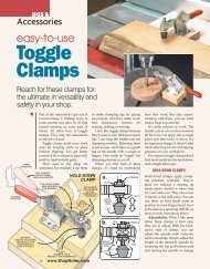 Easy-to-use Toggle Clamps - ShopNotes