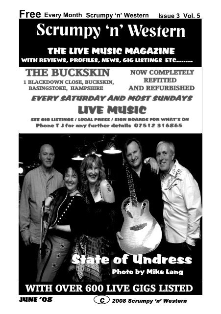 State Of Undress - Mag 4 Live Music