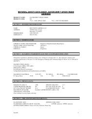 material safety data sheet: gator gripâ¢ epoxy resin adhesive - Label