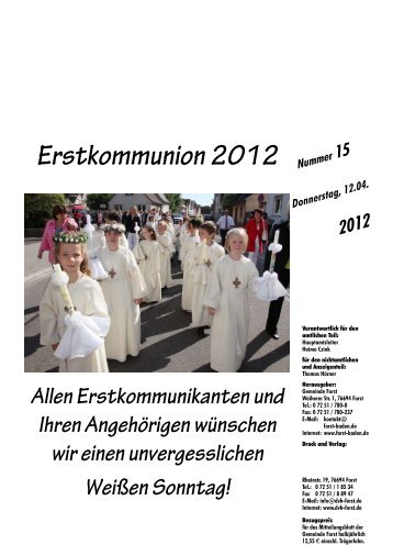 KW 15/2012 - Gemeinde Forst (Baden)