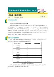 国家信息安全漏洞共享平台(CNVD) - 国家互联网应急中心